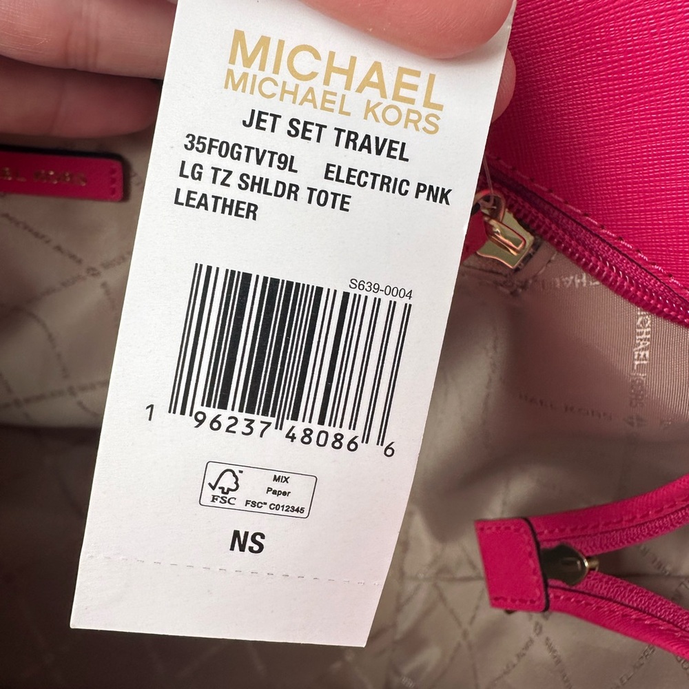 Michael Kors Jet Set Tote in eclectic pink - Picture 4 of 4